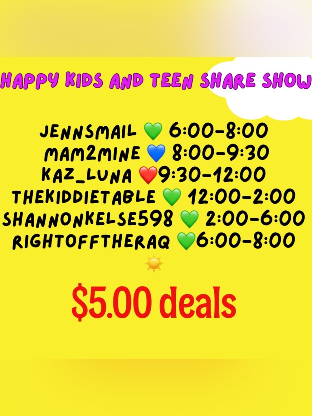 Kids and teen share show marathon